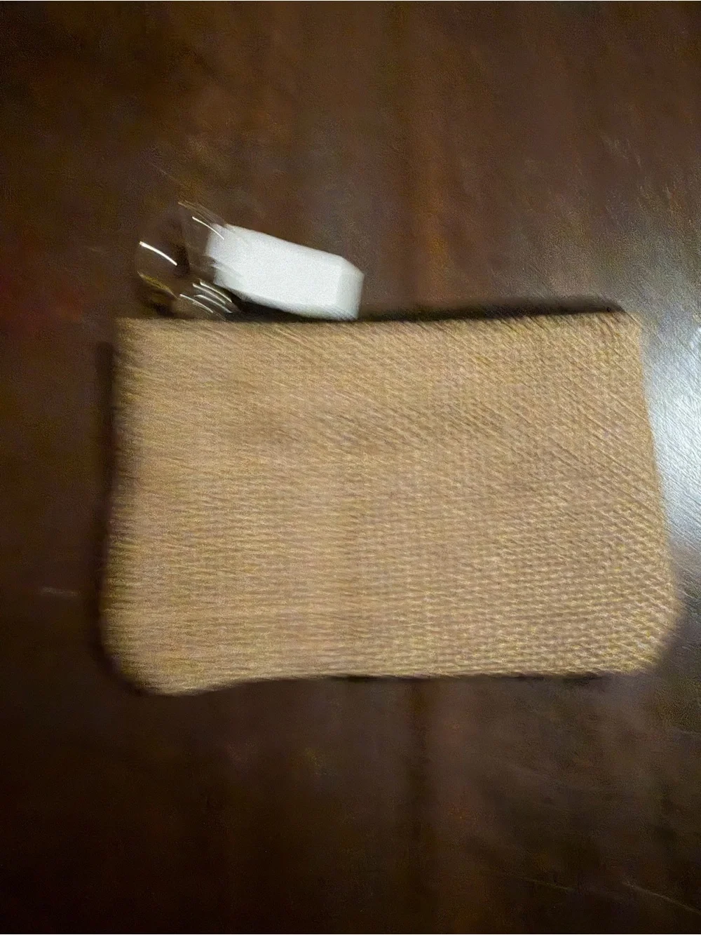 NWT Premium California Weed Burlap Coin Pouch - Natural 2” x 3”